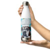 Miles with Cupcakes 17 oz. Stainless Steel Water Bottle