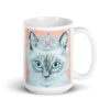Miss Kitty 15 oz. White Glossy Mug