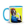 Karly the Riveter 11 oz. Mug with Color Inside - Image 6