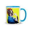 Karly the Riveter 11 oz. Mug with Color Inside - Image 5