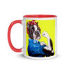 Karly the Riveter 11 oz. Mug with Color Inside - Image 4