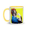 Karly the Riveter 11 oz. Mug with Color Inside - Image 8