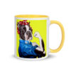 Karly the Riveter 11 oz. Mug with Color Inside - Image 7