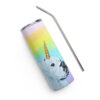 Stainless Steel Tumbler with Straw