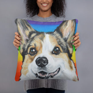 Rainbow Hammy Pillow