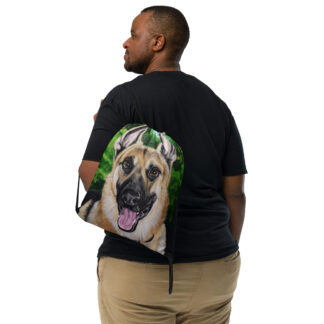 Remembering Max Drawstring Bag