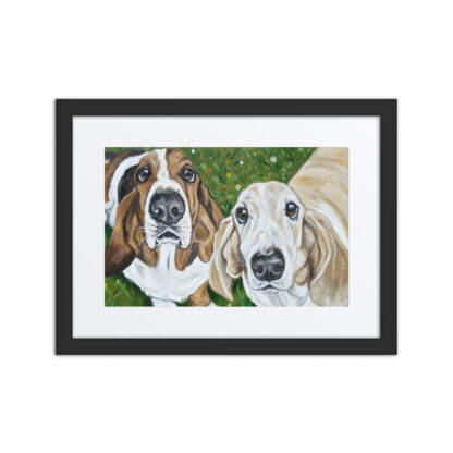 Framed (Black, White, and Oak) Mat Prints - Image 2