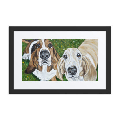 Framed (Black, White, and Oak) Mat Prints - Image 3