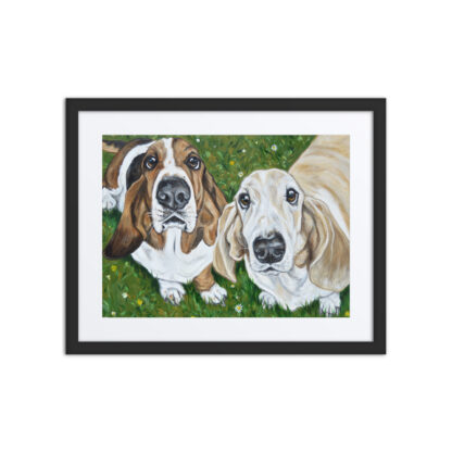 Framed (Black, White, and Oak) Mat Prints - Image 4