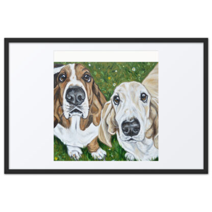 Framed (Black, White, and Oak) Mat Prints - Image 6