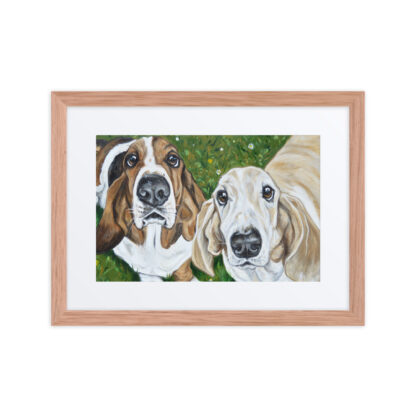 Framed (Black, White, and Oak) Mat Prints - Image 7