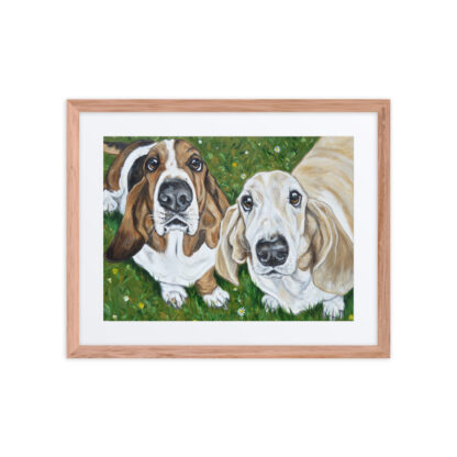 Framed (Black, White, and Oak) Mat Prints - Image 8
