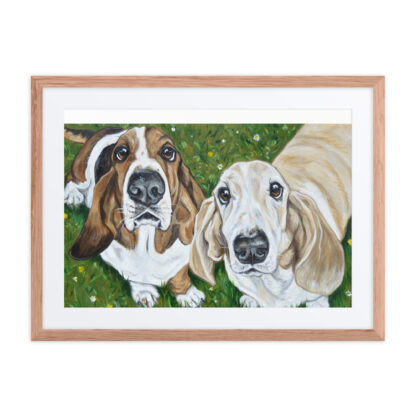 Framed (Black, White, and Oak) Mat Prints - Image 9