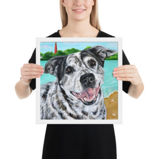 Bebe 14x14" Framed Print