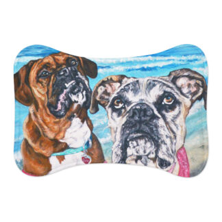 Pet Feeding Mat Bone Shape